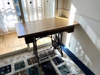 新潟市のK様邸へリメイクミシン台をお届けしました！